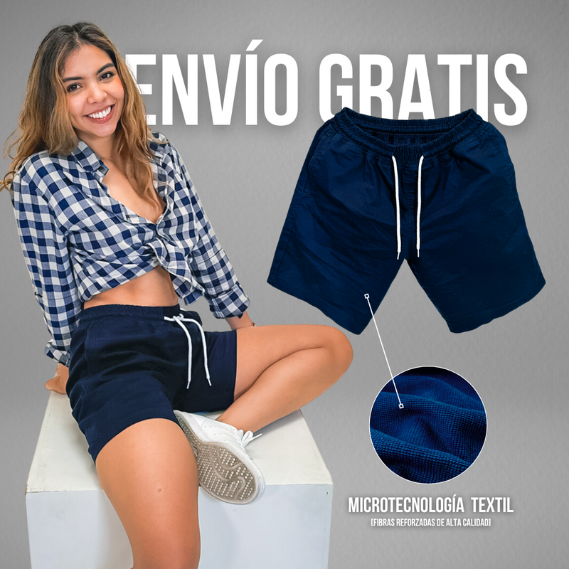 PACK BERMUDAS EN DRIL ELÁSTICO [PROMO SOLO POR HOY]
