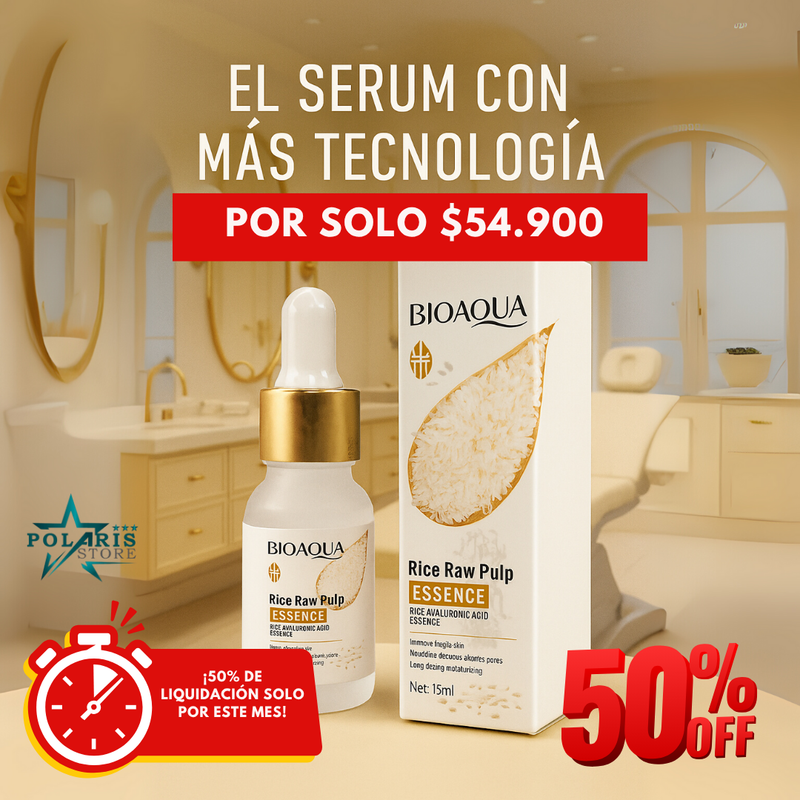 BIOAQUA®  Sérum de Arroz sensación juvenil