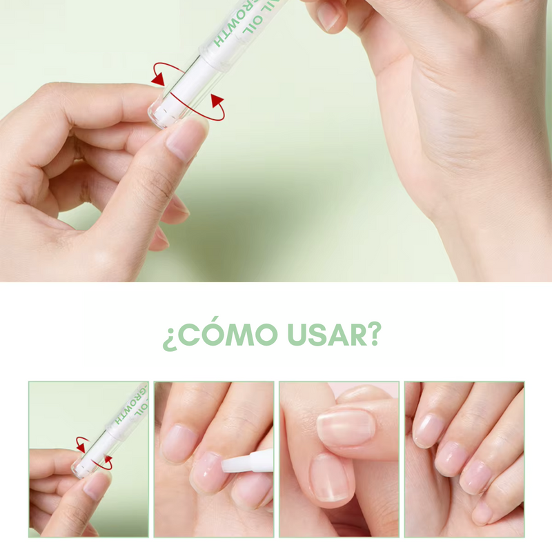 UÑAS YA - [Aceite para aumentar el tamaño de tus uñas] 50% OFF solo por hoy