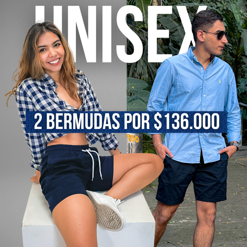 PACK BERMUDAS EN DRIL ELÁSTICO [PROMO SOLO POR HOY]