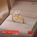 Orélina™ Anillo de Calma con Cristales de Swarovski ajustable 2x1