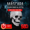 Mascara super realista para Halloween con 50% OFF