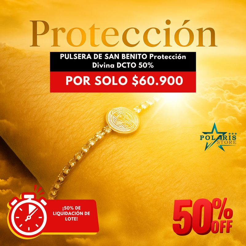 PULSERA DE SAN BENITO Protección Divina DCTO 50%