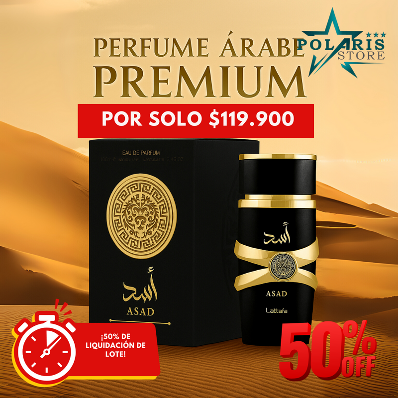 ASADD Perfume Árabe Premium Importado DCTO 50%
