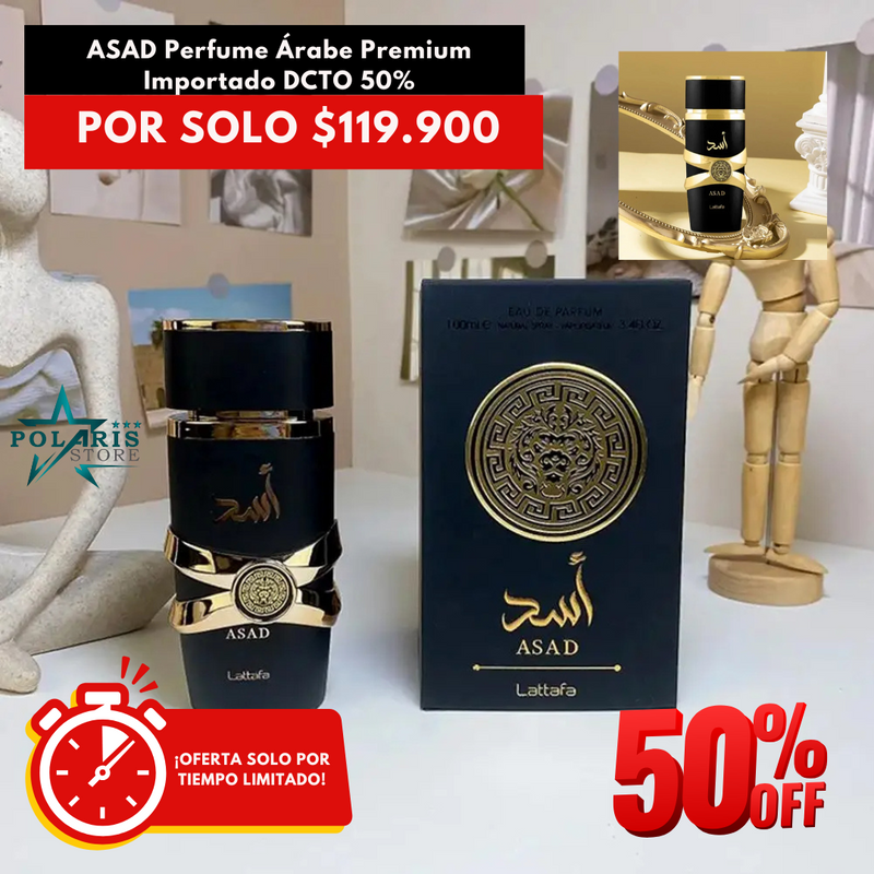 ASADD Perfume Árabe Premium Importado DCTO 50%