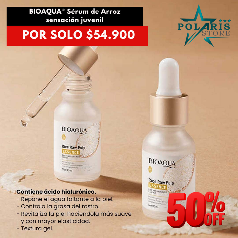 BIOAQUA®  Sérum de Arroz sensación juvenil
