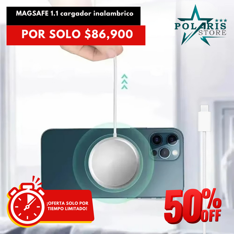 MAGSAFE 1.1 cargador inalambrico[50% OFF SOLO POR HOY]