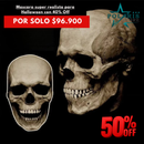 Mascara super realista para Halloween con 50% OFF