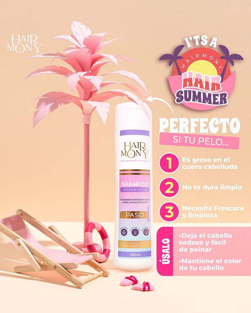 KIT RENOVACIÓN Y CUIDADO CAPILAR - HAIRMONY COMBO 50% OFF