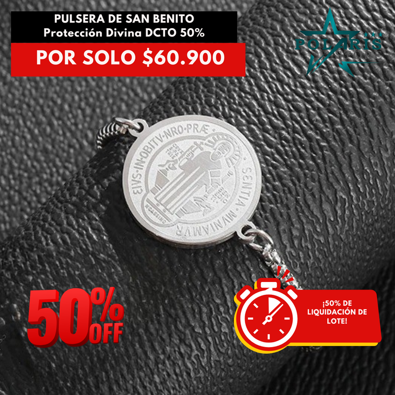 PULSERA DE SAN BENITO Protección Divina DCTO 50%