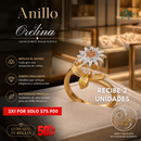 Orélina™ Anillo de Calma con Cristales de Swarovski ajustable 2x1