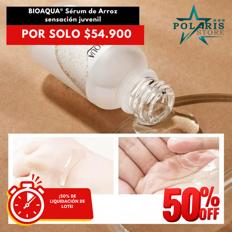 BIOAQUA®  Sérum de Arroz sensación juvenil