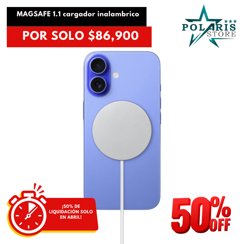 MAGSAFE 1.1 cargador inalambrico[50% OFF SOLO POR HOY]