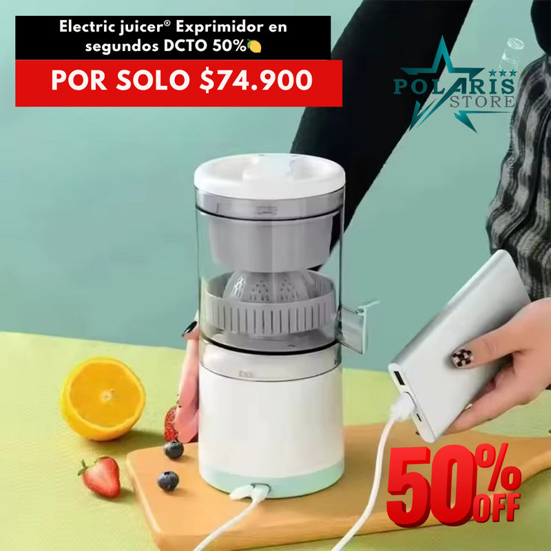 Electric juicer® Exprimidor en segundos DCTO 50%🍋