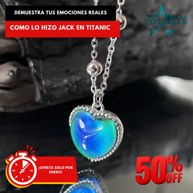 COLLAR TITANIC -  CORAZÓN DE EMOCIONES LUXURY