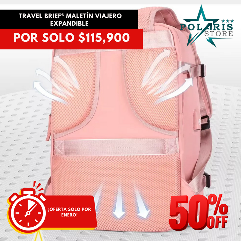 TRAVEL BRIEF® MALETÍN VIAJERO EXPANDIBLE - LIQUIDACIÓN POST NAVIDAD