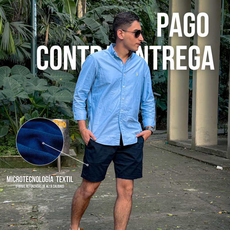 PACK BERMUDAS EN DRIL ELÁSTICO [PROMO SOLO POR HOY]