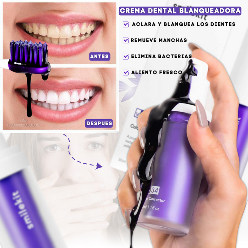 ULTRA WHITE - CREMA DENTAL BLANQUEADORA (PRODUCTO EN TENDENCIA) [CERTIFICACIÓN DE ALTA CALIDAD]