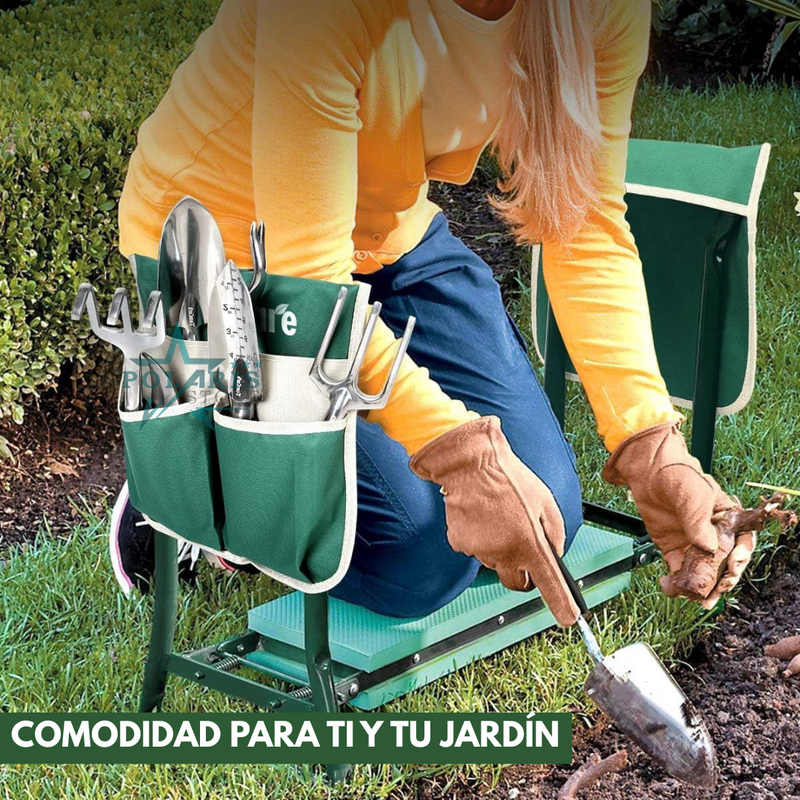 ACIENTO PARA RODILLAS® + BOLSA DE HERRAMIENTAS [50% OFF SOLO POR HOY]