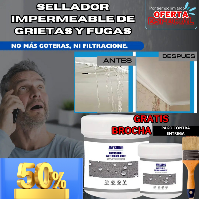 SELLADOR IMPERMEABLE 500ml [SOLO POR HOY]- 50%OFF