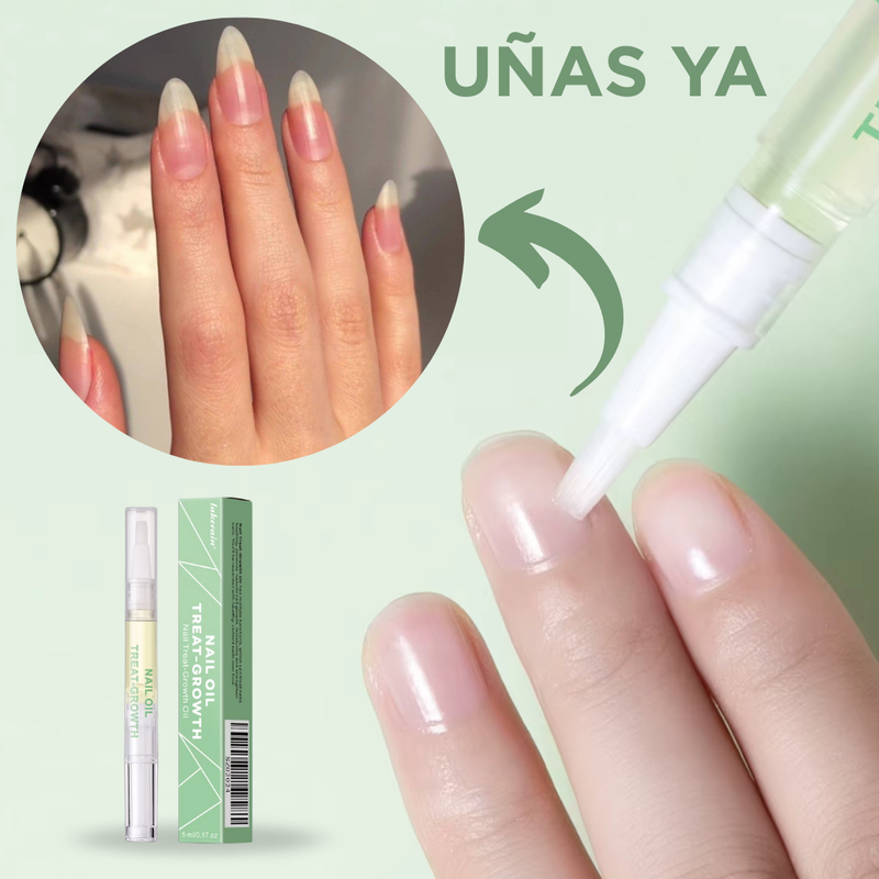 UÑAS YA - [Aceite para aumentar el tamaño de tus uñas] 50% OFF solo por hoy