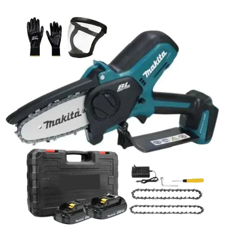 MINI MOTOSIERRA ELECTRICA + BATERÍA & CADENA EXTRA 50% OFF