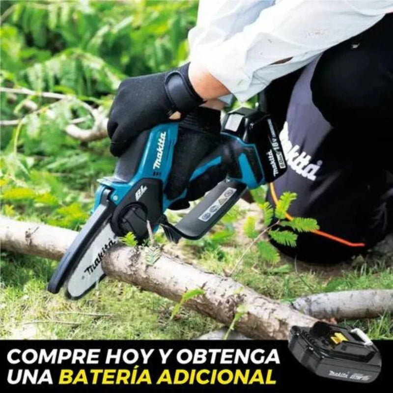 MINI MOTOSIERRA ELECTRICA + BATERÍA & CADENA EXTRA 50% OFF